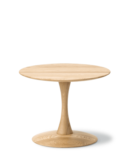 Fredericia ND110 Trisse Sofabord Ø55 cm. Velg treverk