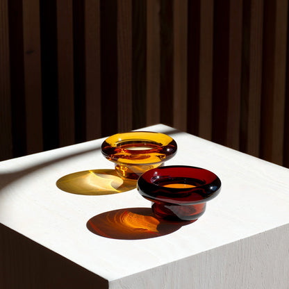 Nedre Foss Sirkel Dark Maple Syrup og gul
