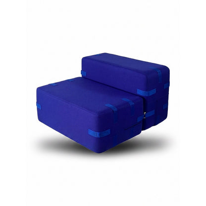 Blocca Module i blå ull, forfra