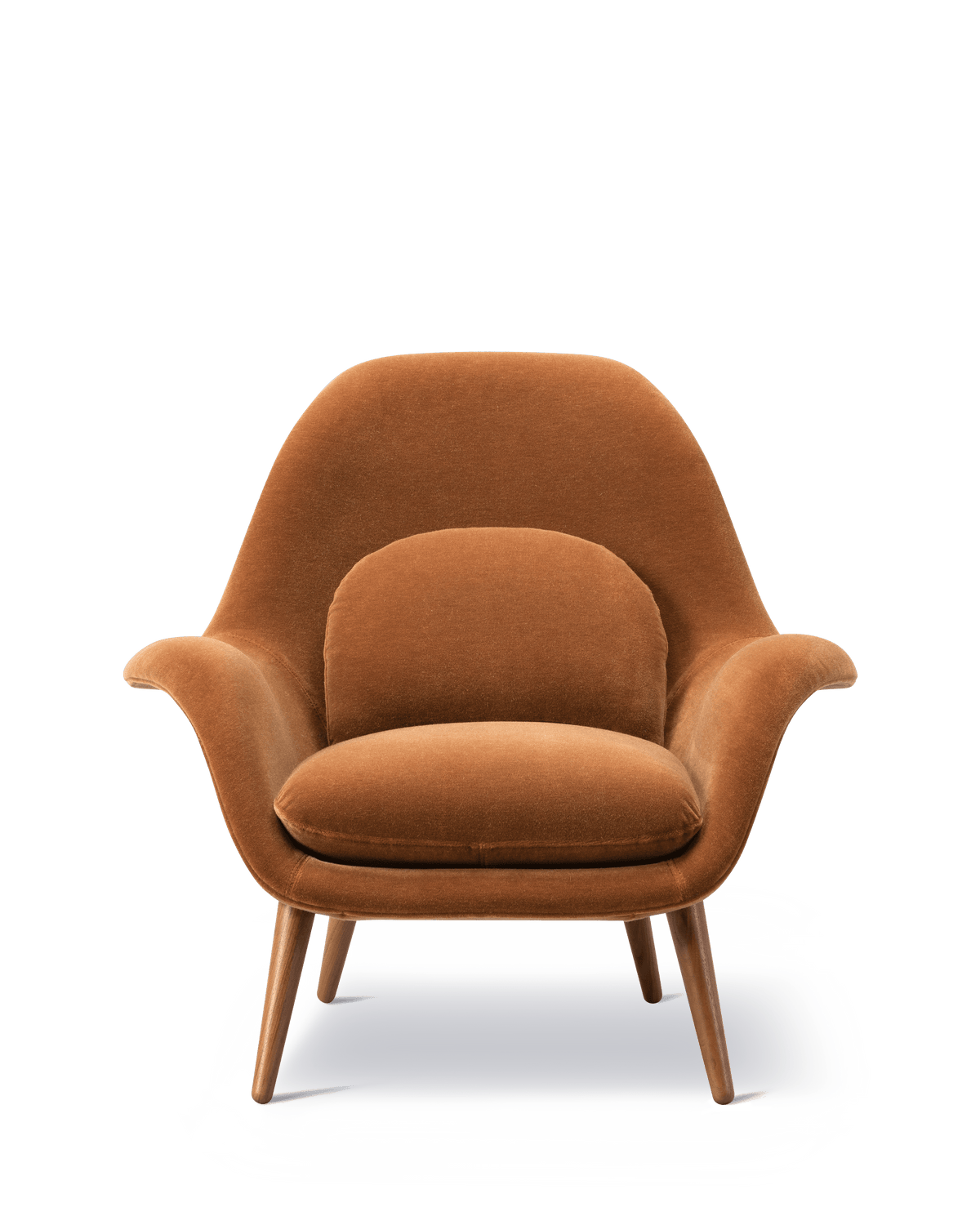 Fredericia Swoon Lounge Armchair trestell. Velg tekstil