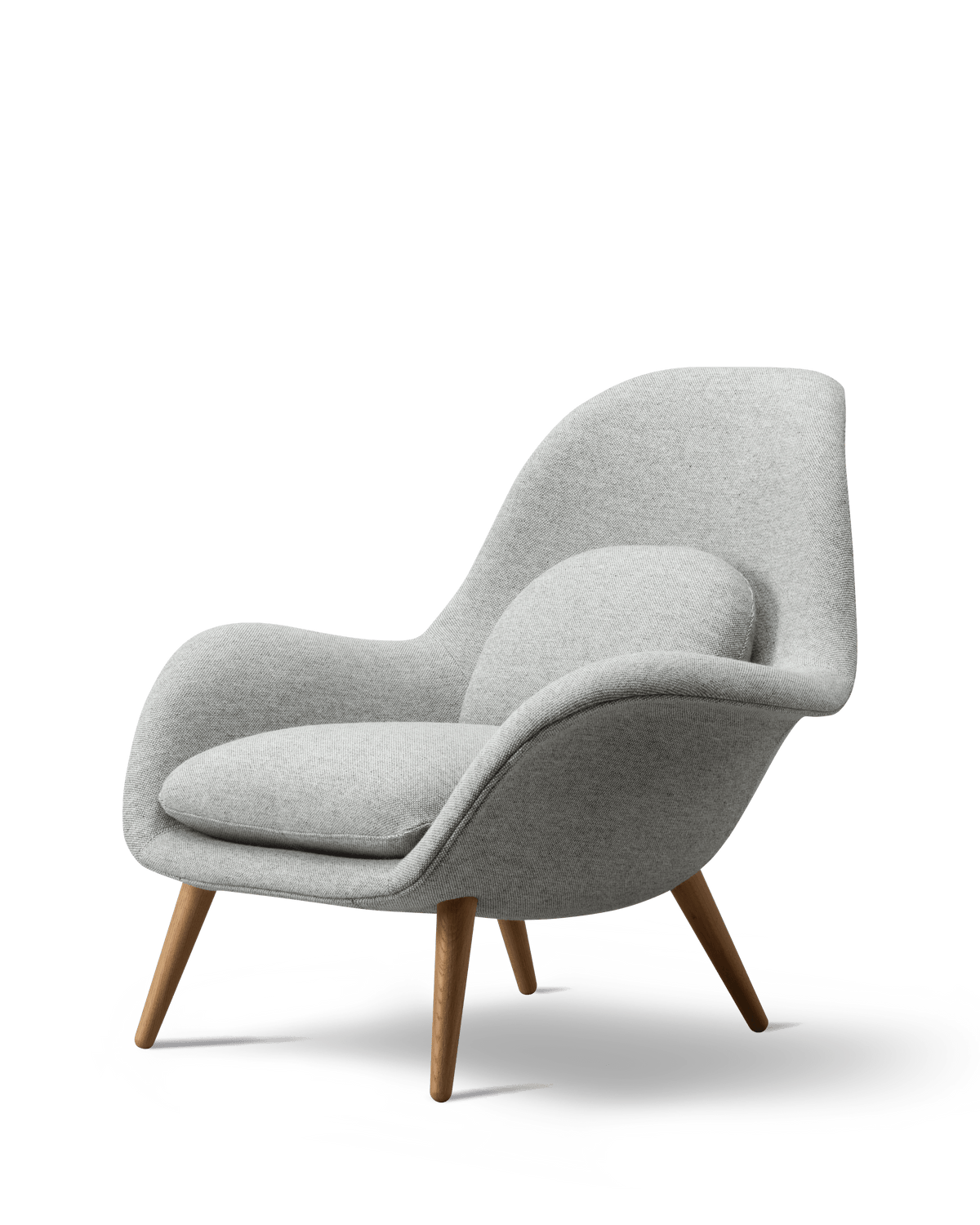 Fredericia Swoon Lounge Armchair trestell. Velg tekstil