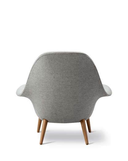 Fredericia Swoon Lounge Armchair trestell. Velg tekstil