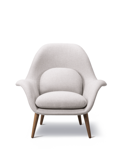 Fredericia Swoon Lounge Armchair trestell. Velg tekstil