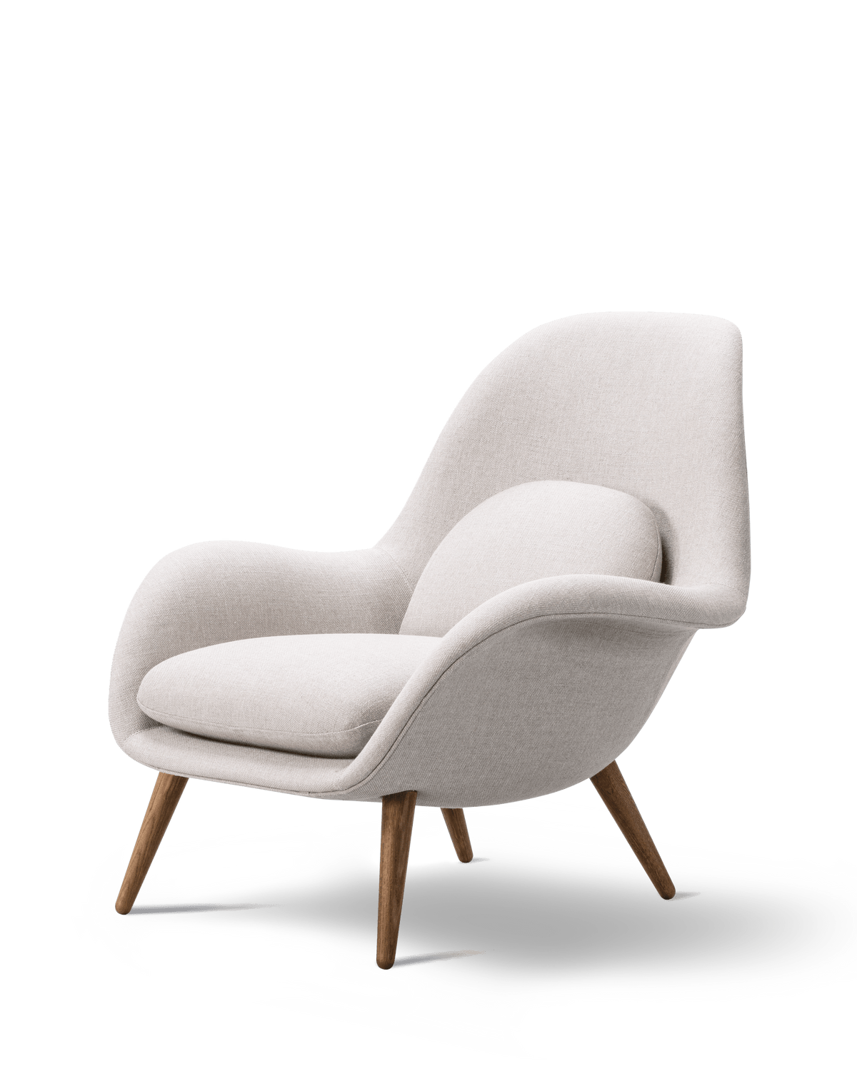 Fredericia Swoon Lounge Armchair trestell. Velg tekstil