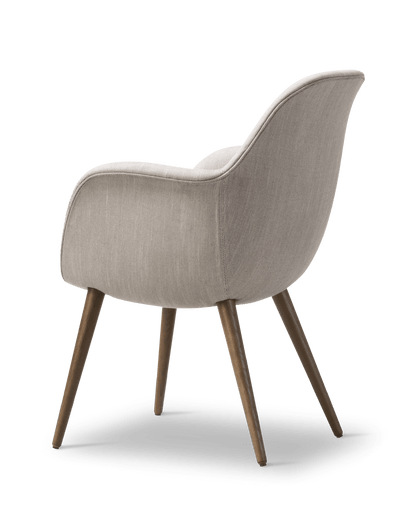 Fredericia Swoon Dining Armchair trestell. Velg tekstil
