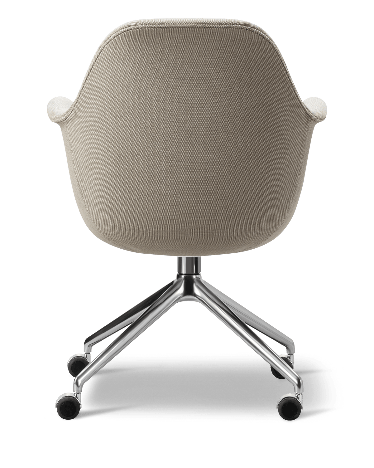 Fredericia Swoon Dining Armchair dreiefot. Velg tekstil