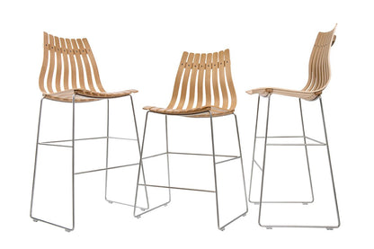 Fjordfiesta Scandia Kitchen Stool kjøkkenkrakk 65 cm. Velg treverk