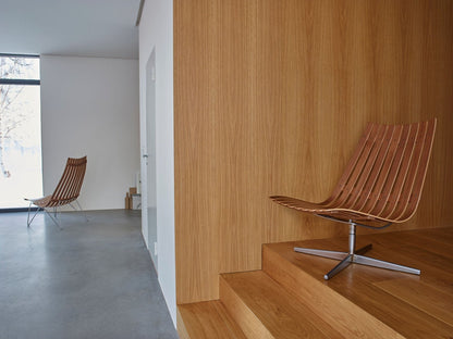 Fjordfiesta Scandia Nett Swivel lenestol med svingbart understell. Velg treverk og understell