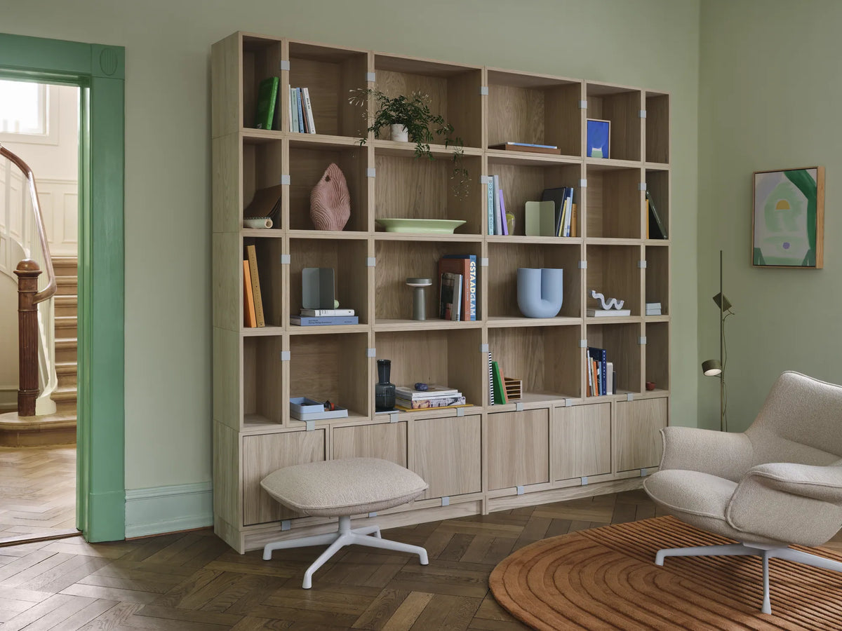 Muuto Doze fotskammel, svingbar fot. Velg tekstil