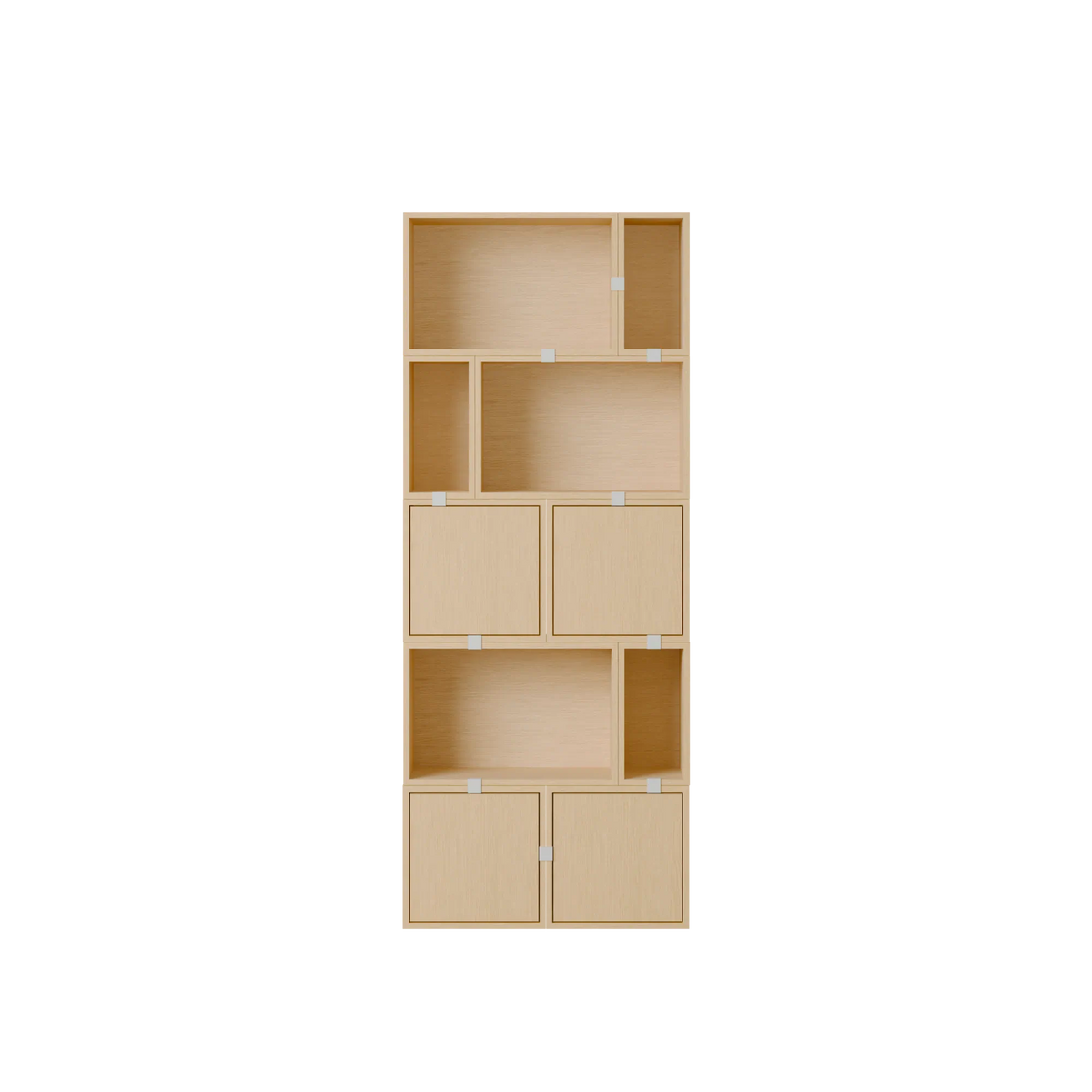 Muuto Stacked bokhylle. Velg konfigurasjon og farge.