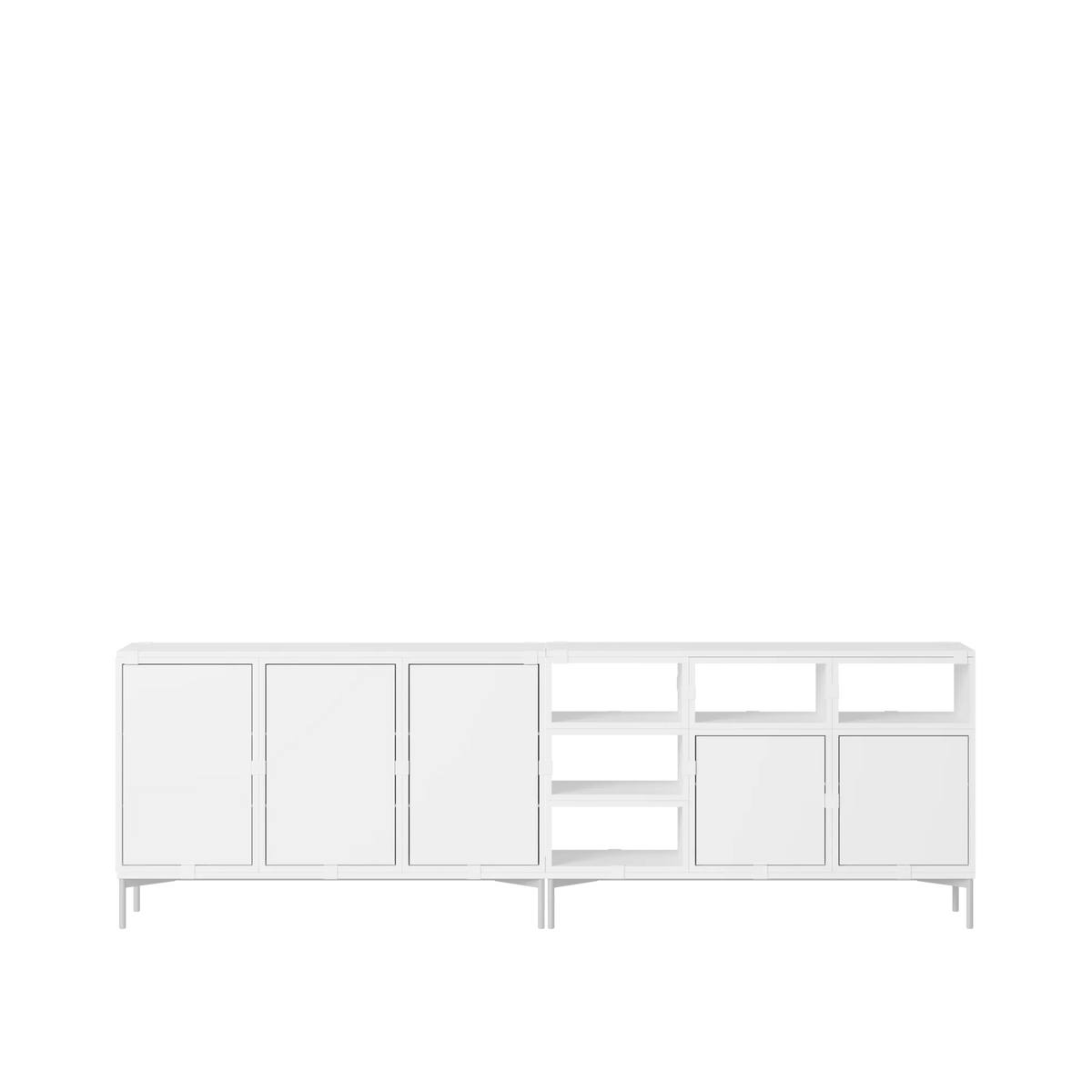 Muuto Stacked skjenk. Velg konfigurasjon og farge