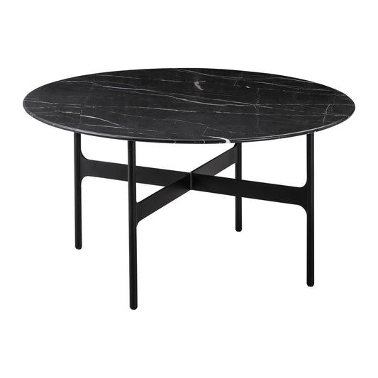 Wendelbo Floema spisebord, Nero Marquina-marmor