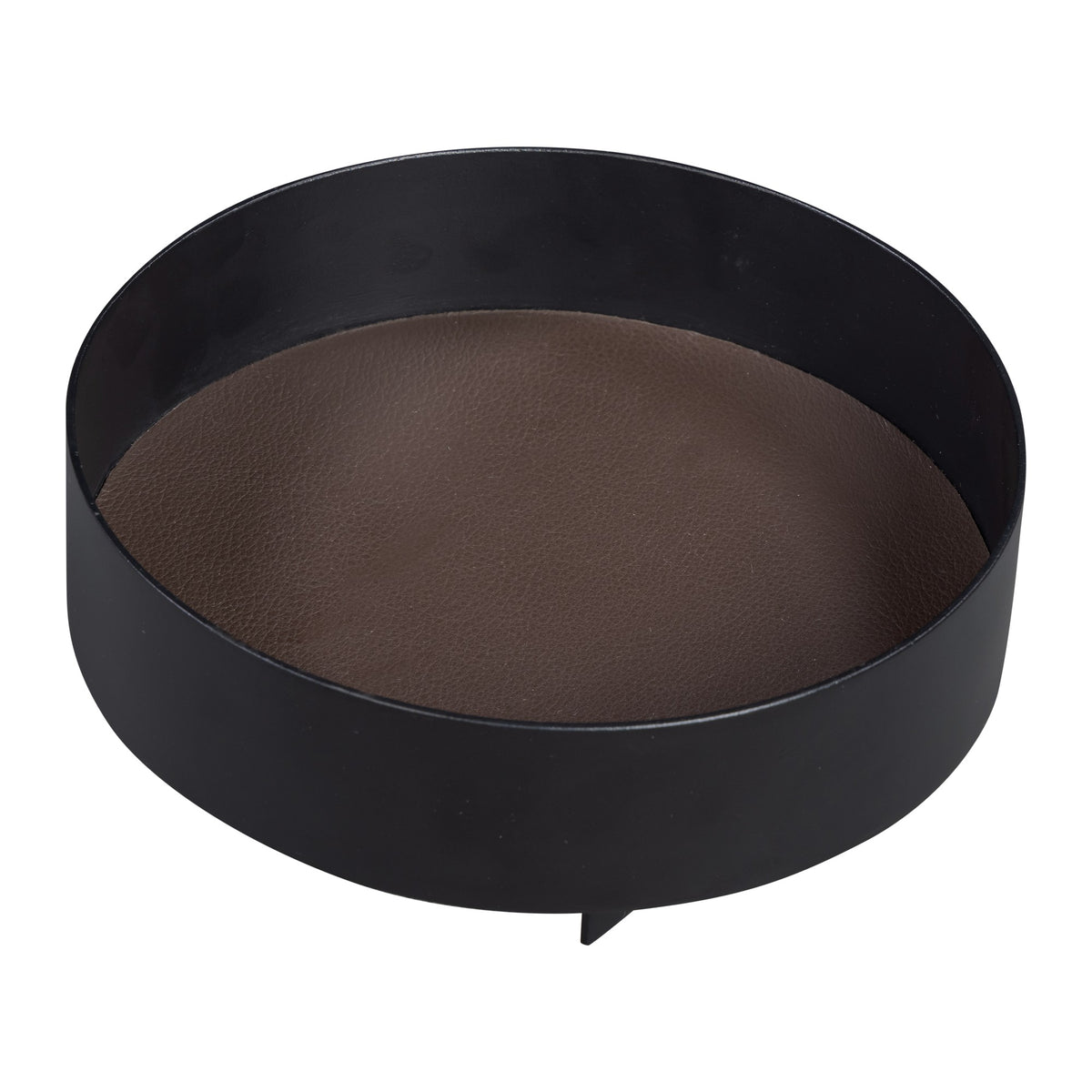 Wendelbo Formal brett i svart aluminium og lær