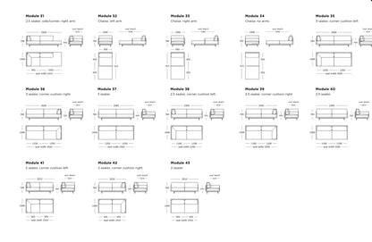 Wendelbo Maho – måltegning modul 31–43