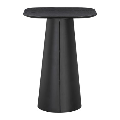 Wendelbo Trim barbord 75 × 75 cm i svartbeiset eik med svart understell