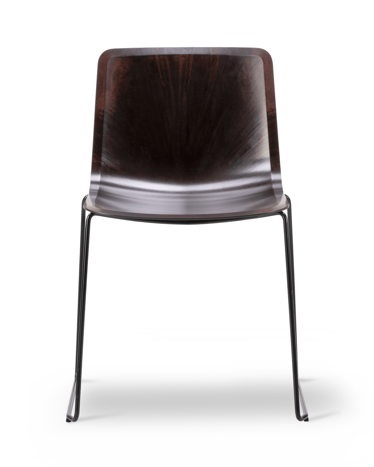 Fredericia Pato Paper Sledge Chair Papershell-sete. Velg understell