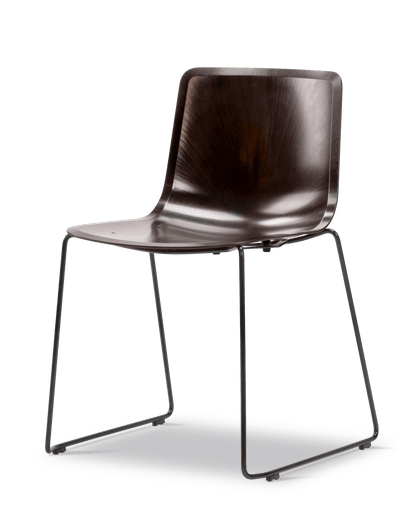 Fredericia Pato Paper Sledge Chair Papershell-sete. Velg understell