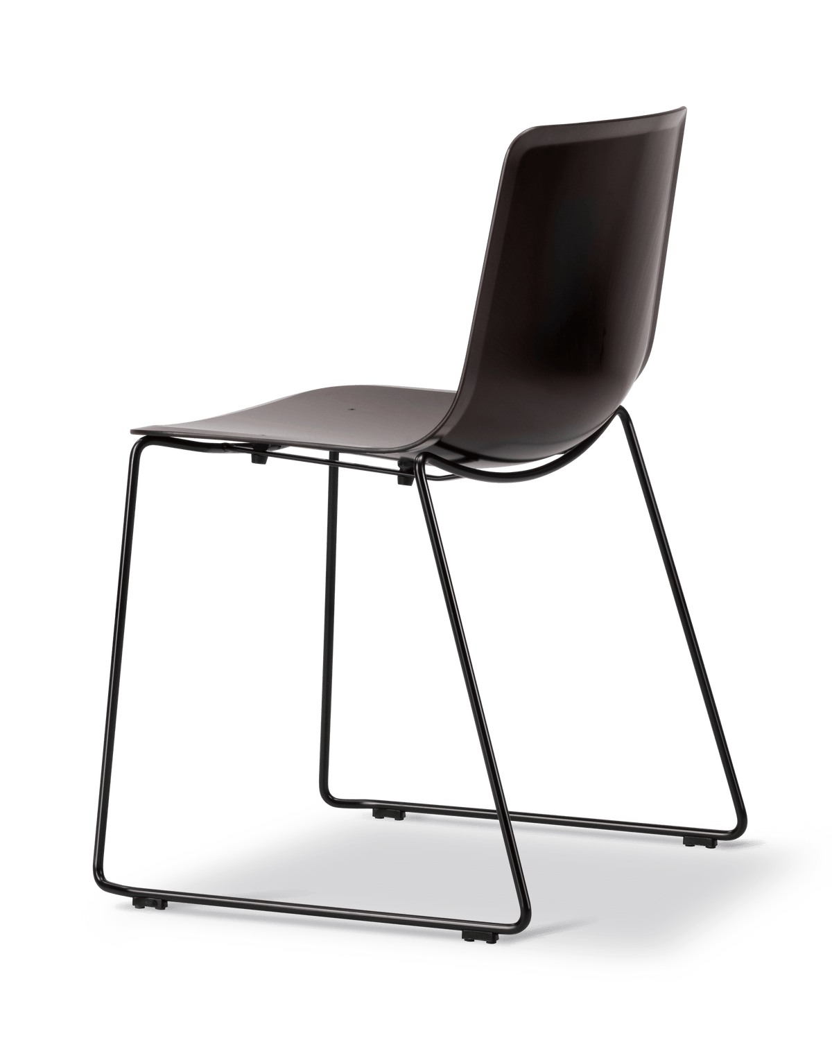 Fredericia Pato Paper Sledge Chair Papershell-sete. Velg understell