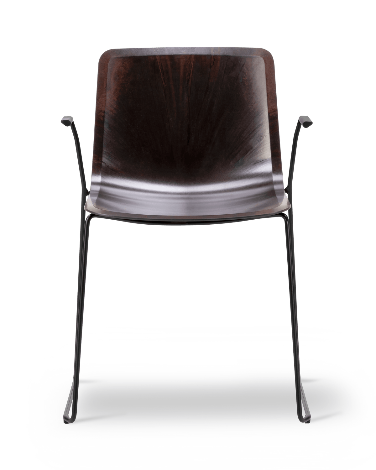 Fredericia Pato Paper Sledge Armchair Papershell-sete. Velg understell