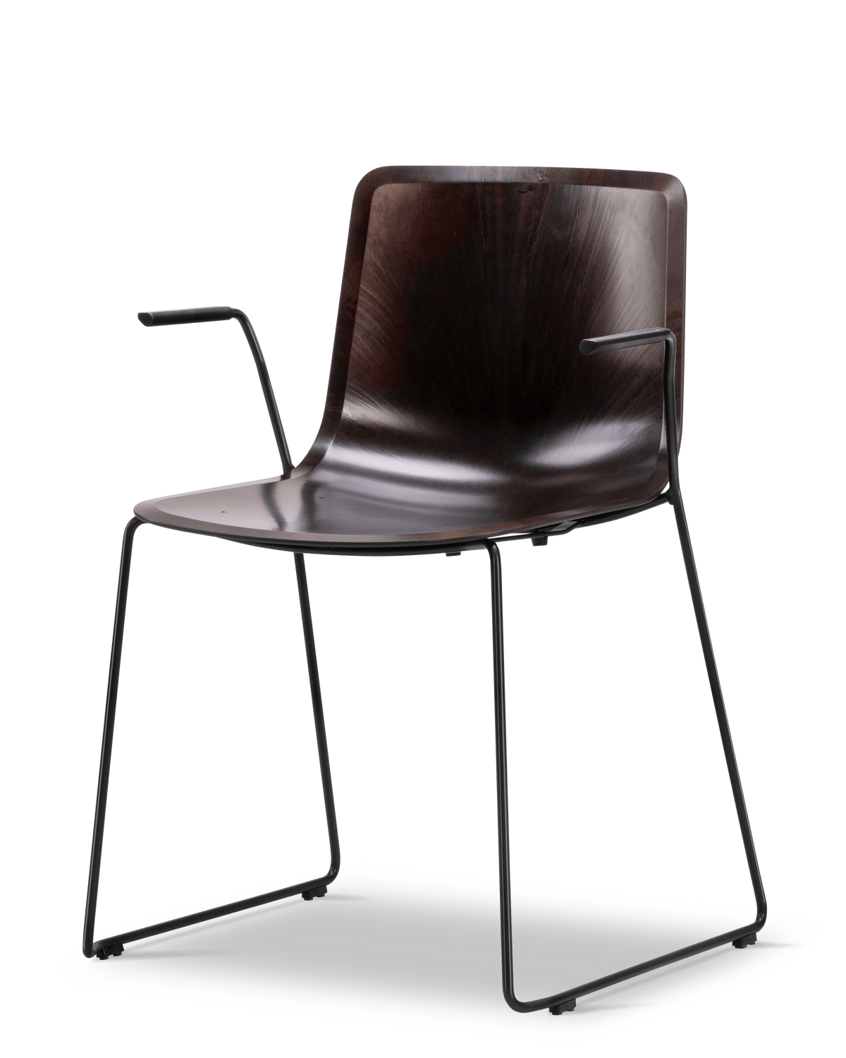 Fredericia Pato Paper Sledge Armchair Papershell-sete. Velg understell