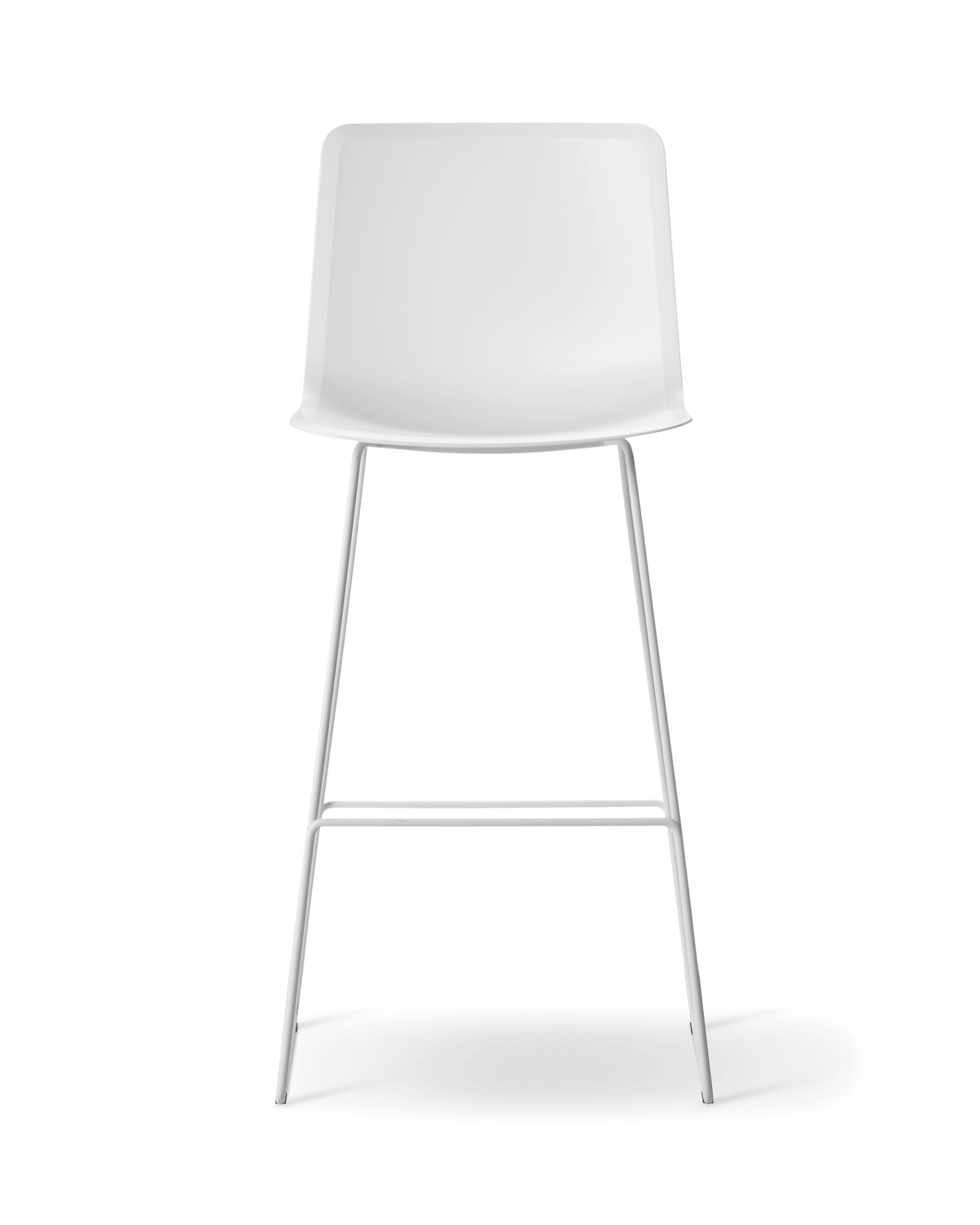 Fredericia Pato Sledge Barstool polypropylensete. Velg understell