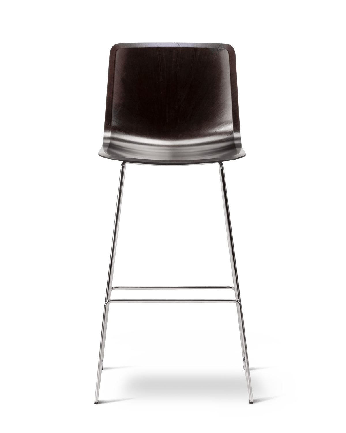 Fredericia Pato Paper Sledge Barstool Papershell-sete. Velg understell og høyde