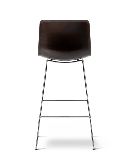Fredericia Pato Paper Sledge Barstool Papershell-sete. Velg understell og høyde