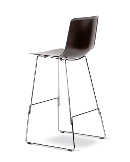 Fredericia Pato Paper Sledge Barstool Papershell-sete. Velg understell og høyde