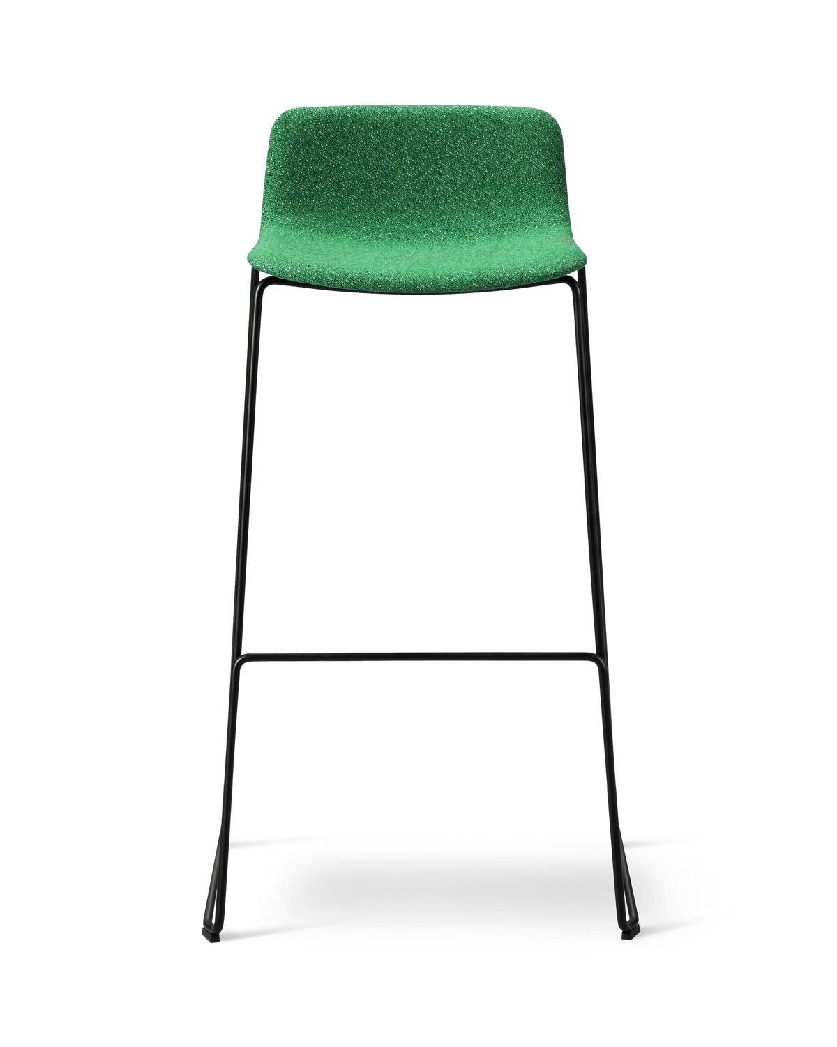 Fredericia Pato Sledge Stool fullpolstret. Velg tekstil