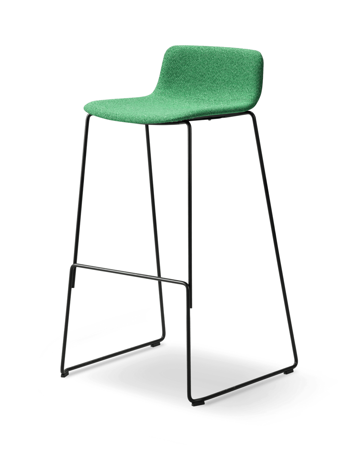Fredericia Pato Sledge Stool fullpolstret. Velg tekstil