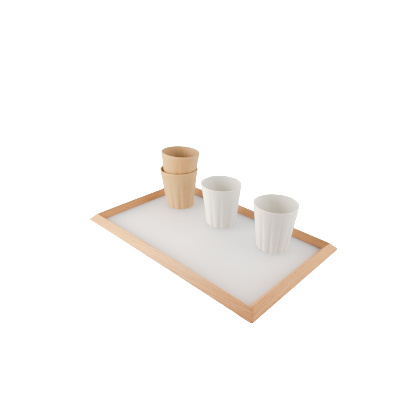 Applicata Tracy Tray, Melkehvit