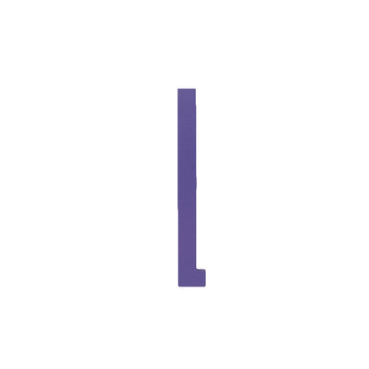Design Letters Bokstaver i Tre, A-Z - Lilla
