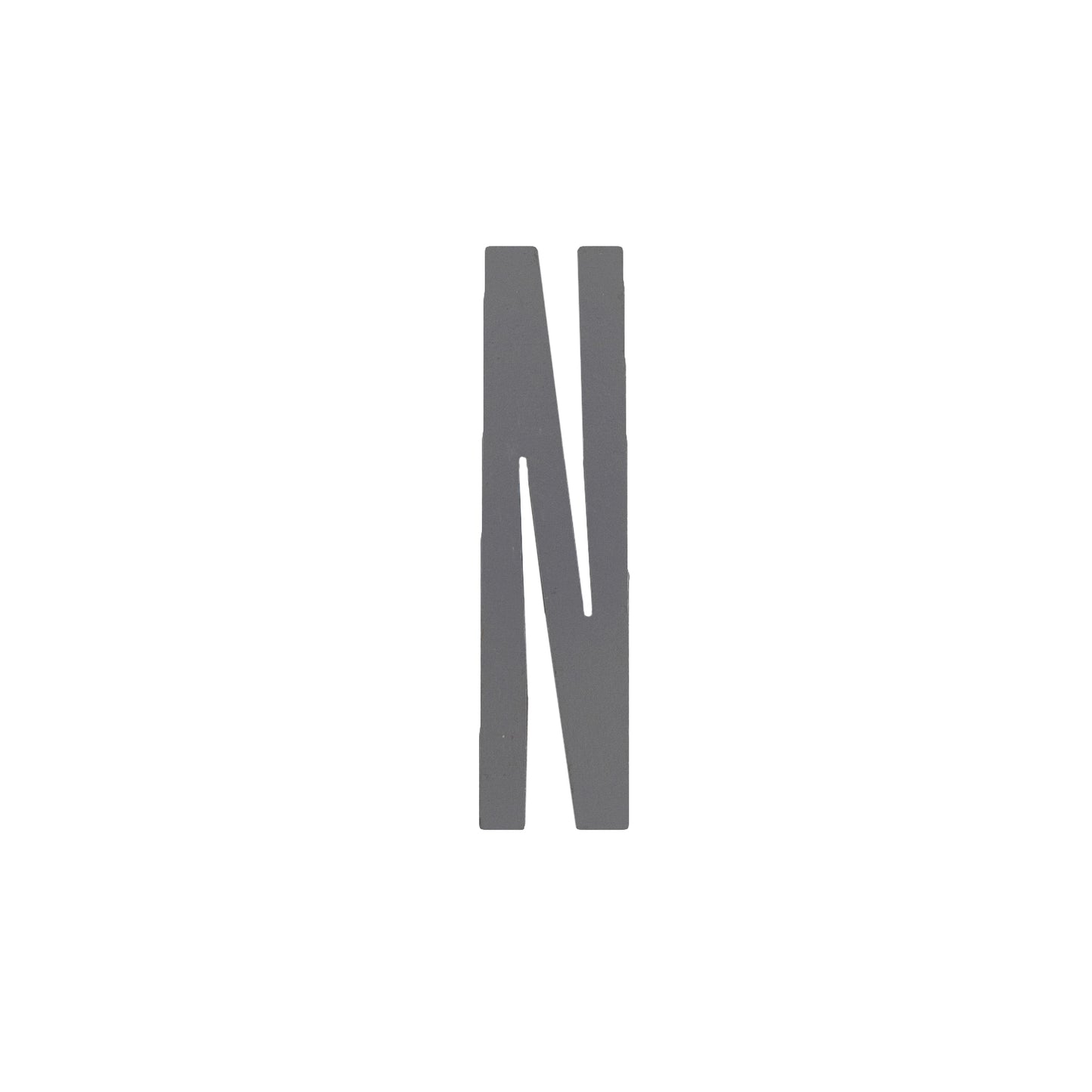 Design Letters Bokstaver i Tre, A-Z - Grå