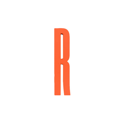Design Letters Bokstaver i Tre, A-Z - Oransje