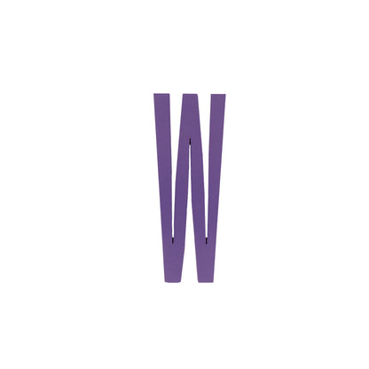 Design Letters Bokstaver i Tre, A-Z - Lilla