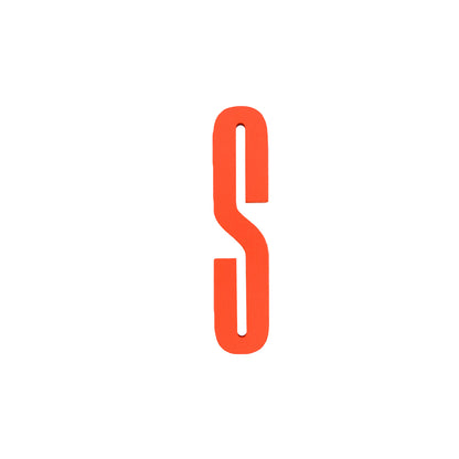 Design Letters Bokstaver i Tre, A-Z - Oransje