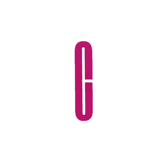 Design Letters Bokstaver i Tre, A-Z - Rosa