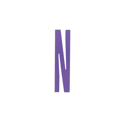 Design Letters Bokstaver i Tre, A-Z - Lilla