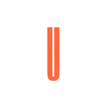 Design Letters Bokstaver i Tre, A-Z - Oransje