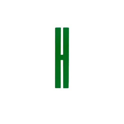 Design Letters Bokstaver i Tre, A-Z - Grønn