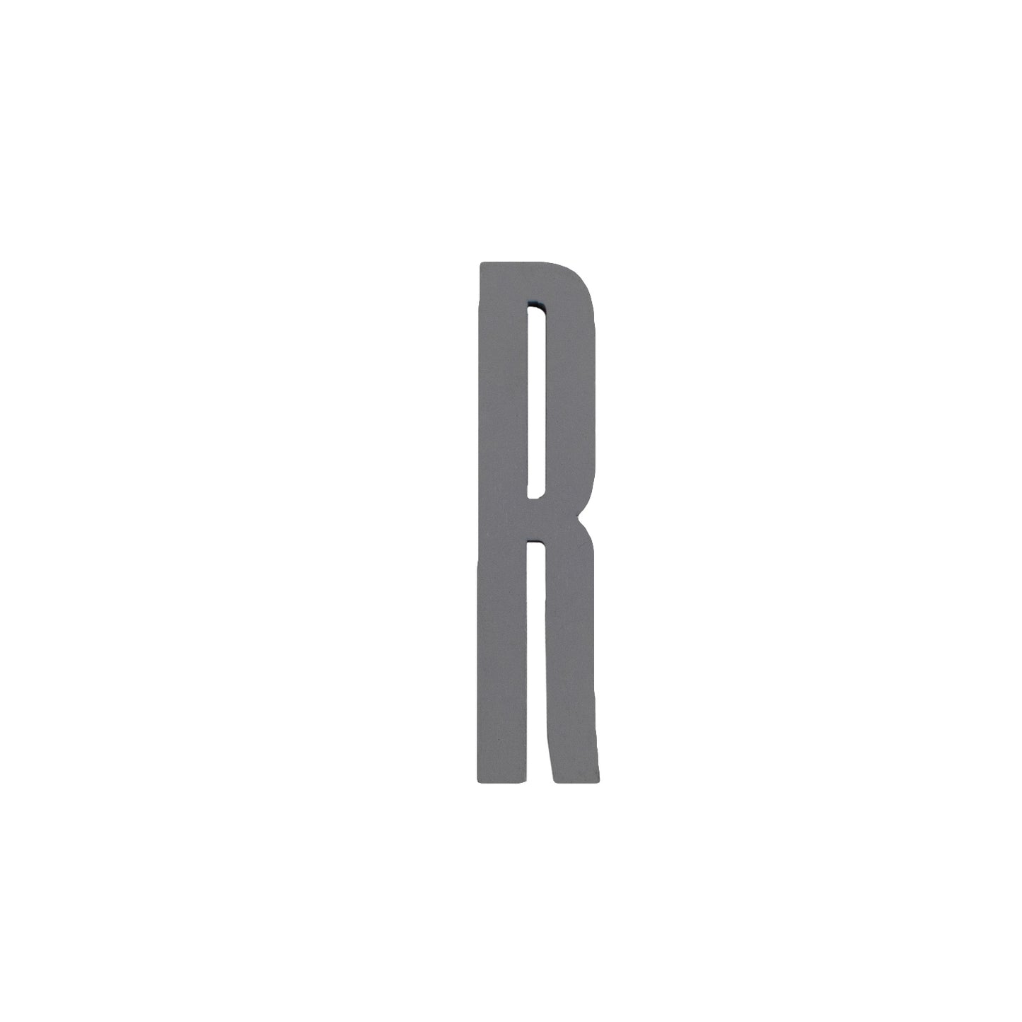 Design Letters Bokstaver i Tre, A-Z - Grå