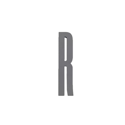 Design Letters Bokstaver i Tre, A-Z - Grå