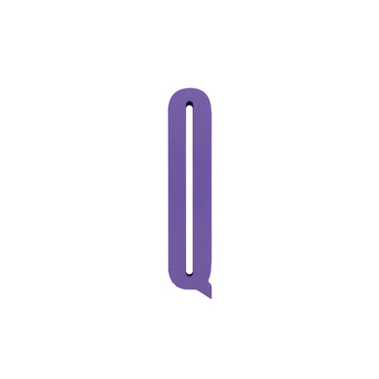 Design Letters Bokstaver i Tre, A-Z - Lilla