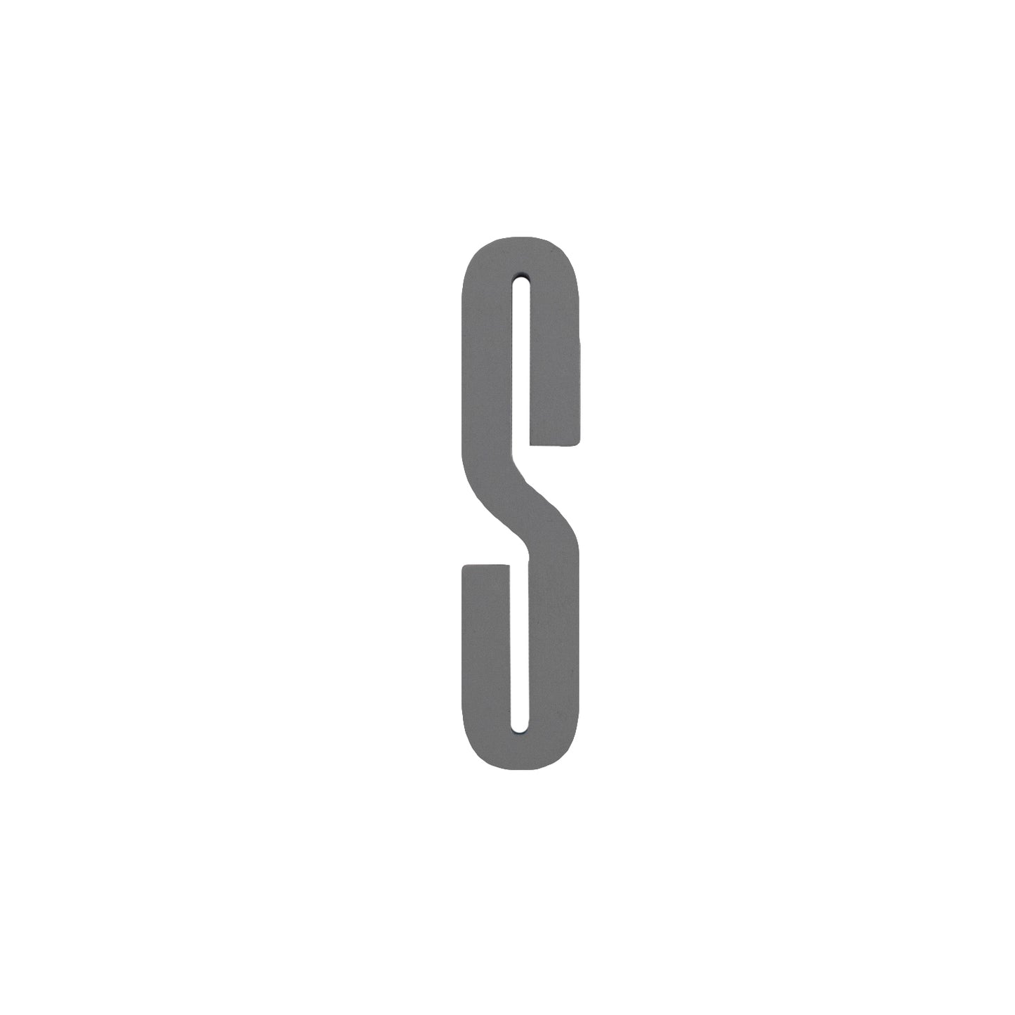 Design Letters Bokstaver i Tre, A-Z - Grå