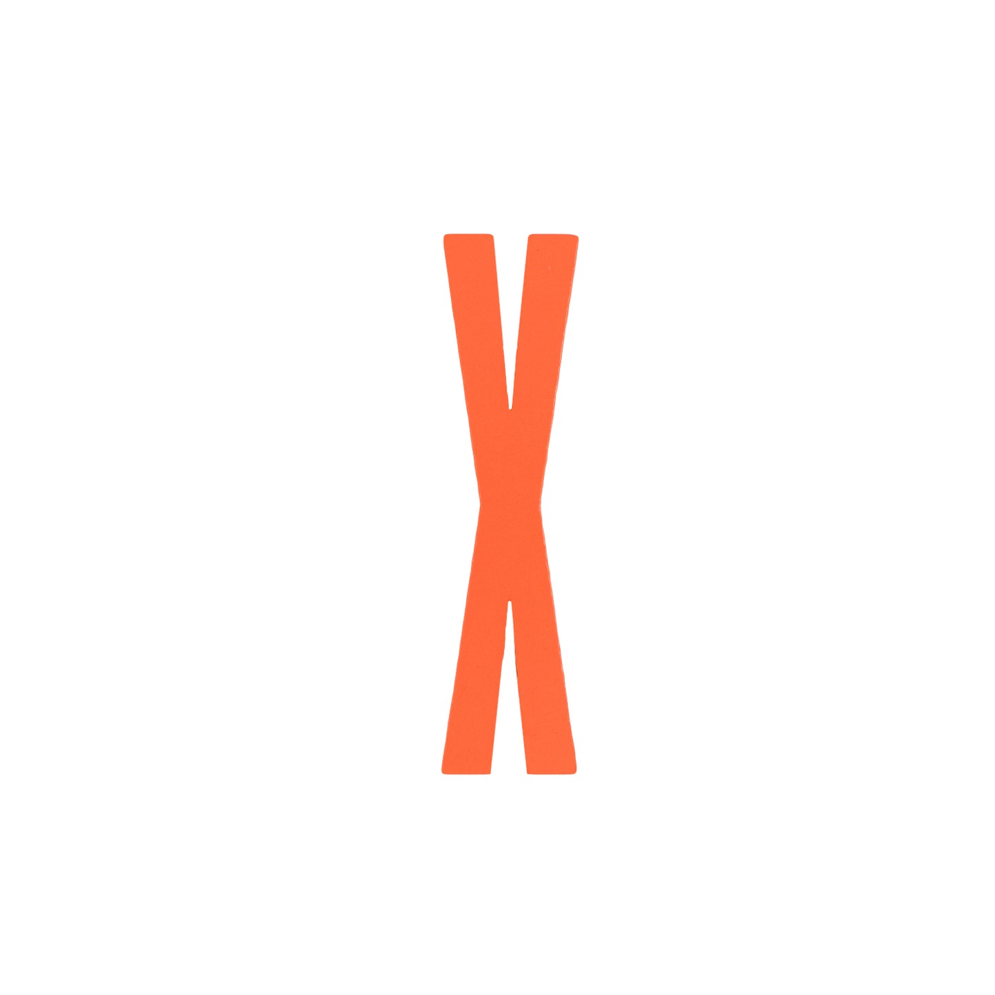 Design Letters Bokstaver i Tre, A-Z - Oransje