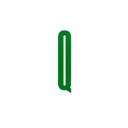 Design Letters Bokstaver i Tre, A-Z - Grønn
