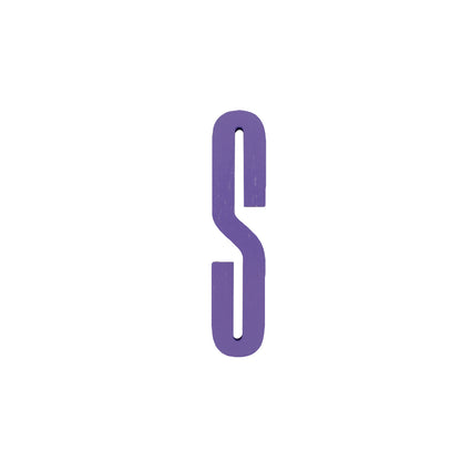 Design Letters Bokstaver i Tre, A-Z - Lilla