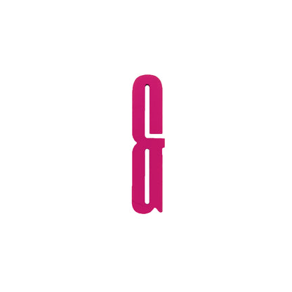 Design Letters Bokstaver i Tre, A-Z - Rosa