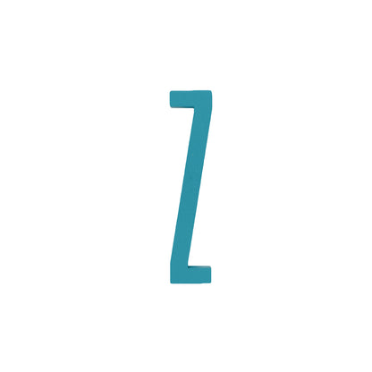 Design Letters Bokstaver i Tre, A-Z - Lyseblå