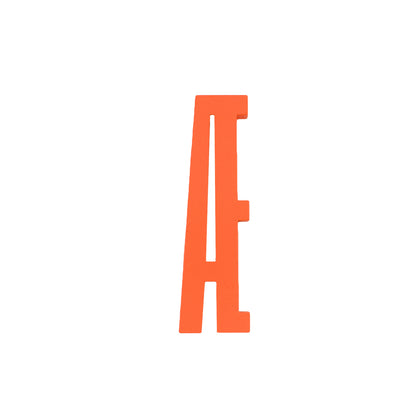Design Letters Bokstaver i Tre, A-Z - Oransje